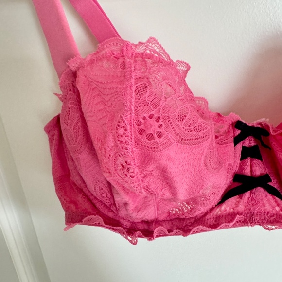 Cacique Pink Unlined Balconette 38DD - Picture 3 of 11